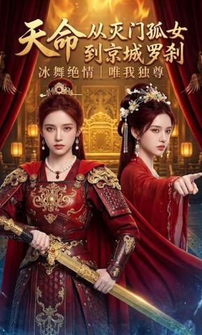 短剧《天命：从灭门孤女到京城罗刹》海报