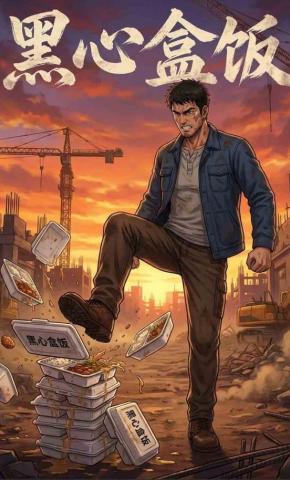 短剧《黑心盒饭》海报
