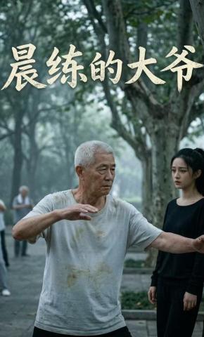 短剧《晨练的大爷》海报