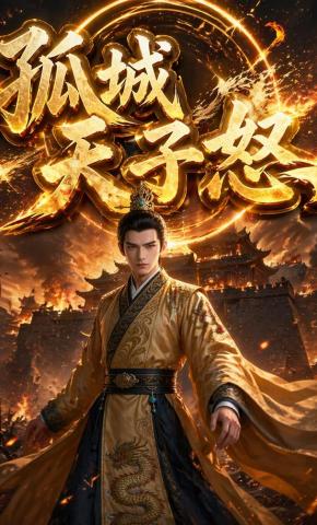 短剧《孤城天子怒》海报