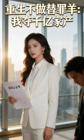 短剧《重生不做替罪羊：我夺千亿家产》海报