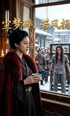 短剧《尘梦碎，若风扬》海报