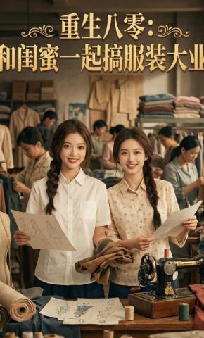 短剧《重生八零：和闺蜜一起搞服装大业》海报