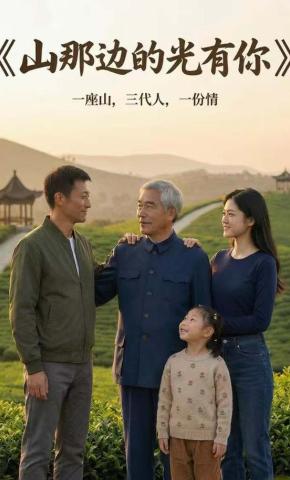短剧《山那边的光有你》海报