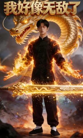 短剧《我好像无敌了》海报