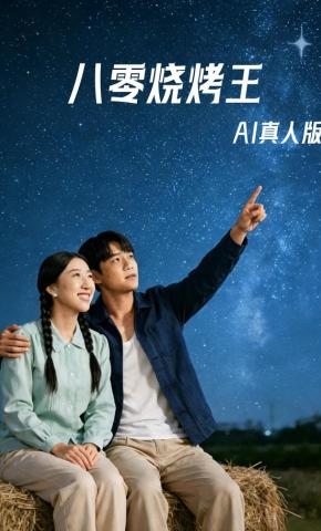 短剧《八零烧烤王AI真人版》海报