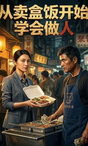 短剧《从卖盒饭开始，学会做人》海报