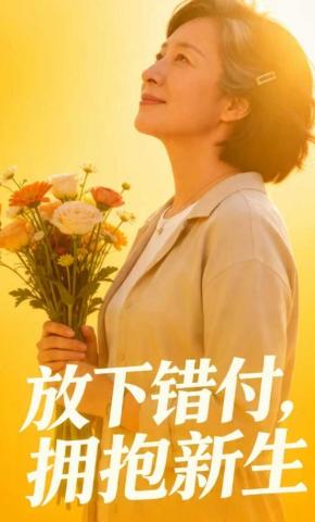 短剧《放下错付，拥抱新生》海报