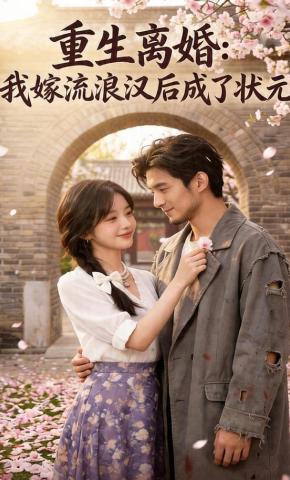 短剧《重生离婚：我嫁流浪汉后成了状元》海报