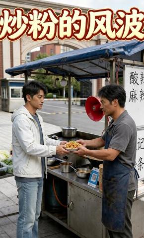 短剧《炒粉的风波》海报