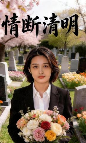 短剧《情断清明》海报