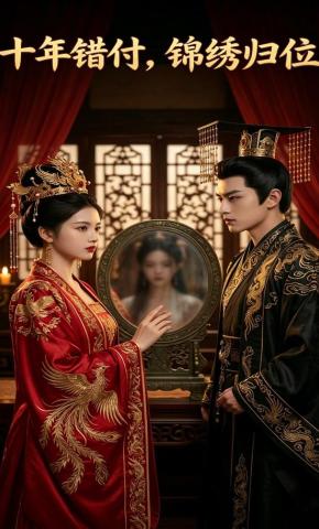 短剧《十年错付，锦绣归位》海报