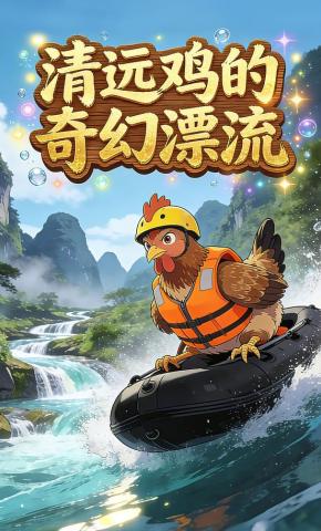 短剧《清远鸡的奇幻漂流》海报