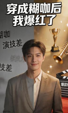 短剧《穿成糊咖后我爆红了》海报