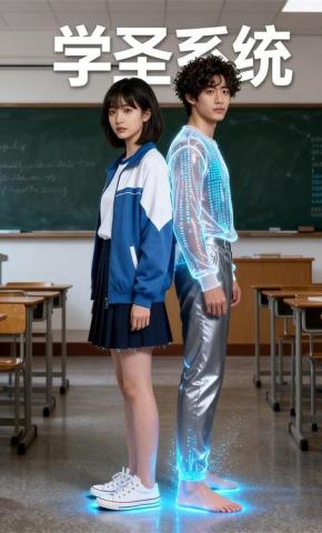 短剧《学圣系统》海报