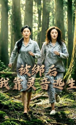 短剧《被绑后，我靠灵音逃生》海报