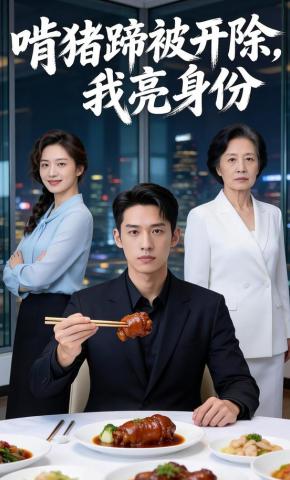 短剧《啃猪蹄被开除，我亮身份》海报