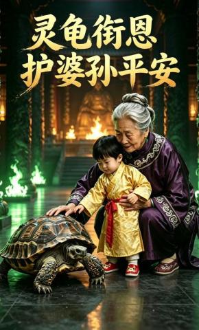短剧《灵龟衔恩，护婆孙平安》海报