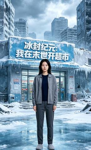 短剧《冰封纪元：我在末世开超市》海报