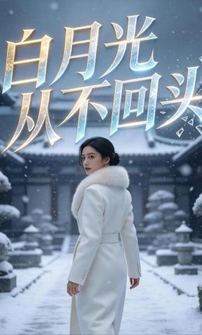 短剧《白月光从不回头》海报