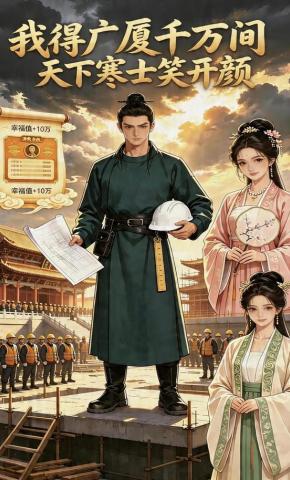 短剧《我得广厦千万间，天下寒士笑开颜》海报