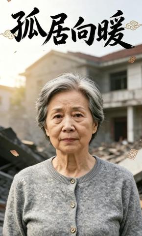 短剧《孤居向暖》海报