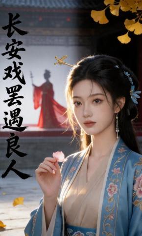 短剧《长安戏罢遇良人》海报