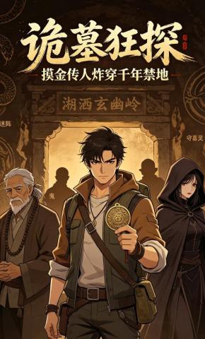短剧《诡墓狂探：摸金传人炸穿千年禁地》海报