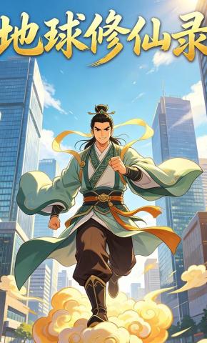 短剧《地球修仙录》海报