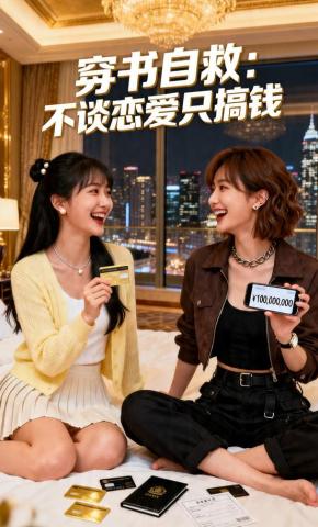 短剧《穿书自救：不谈恋爱只搞钱》海报