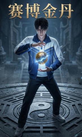 短剧《赛博金丹》海报