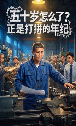 短剧《五十岁怎么了？正是打拼的年纪》海报