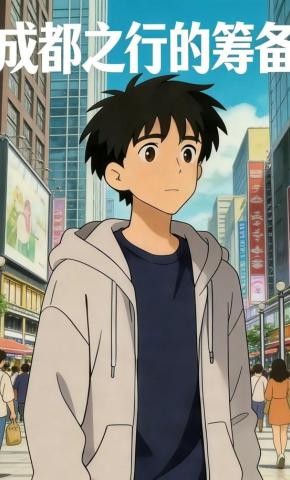 短剧《成都之行的筹备》海报