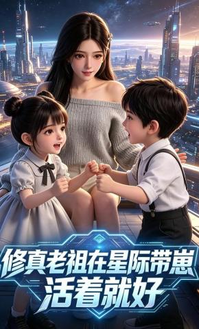 短剧《修真老祖在星际带崽，活着就好》海报