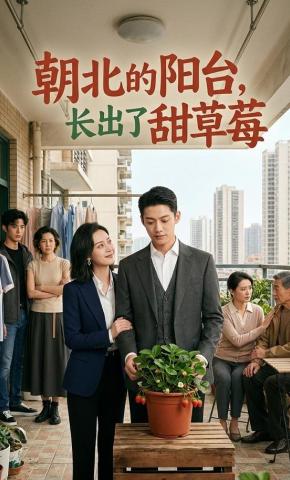 短剧《朝北的阳台，长出了甜草莓》海报