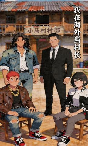 短剧《我在海外当村长》海报