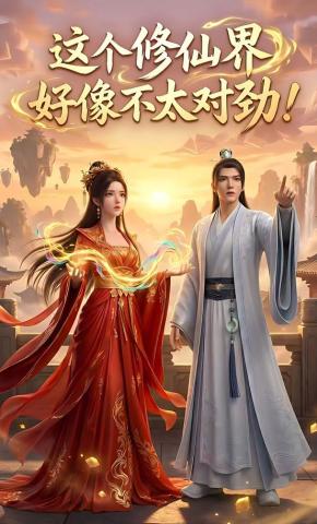 短剧《这个修仙界好像不太对劲！》海报