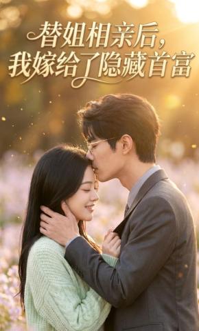 短剧《替姐相亲后，我嫁给了隐藏首富》海报