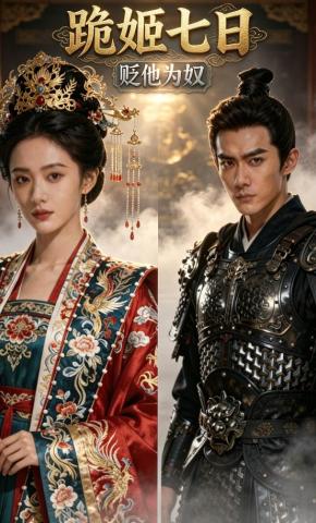 短剧《跪姬七日，贬他为奴》海报