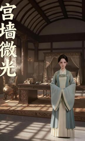 短剧《宫墙微光1》海报