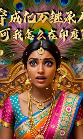 短剧《穿成亿万继承人：可我怎么在印度？》海报