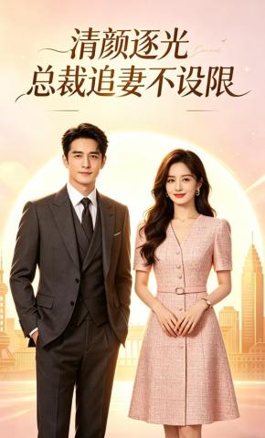 短剧《清颜逐光总裁追妻不设限》海报
