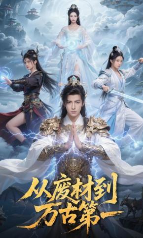 短剧《从废材到万古第一》海报