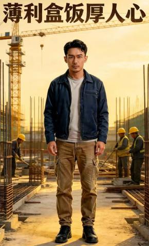 短剧《薄利盒饭厚人心》海报