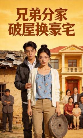短剧《兄弟分家破屋换豪宅》海报