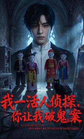 短剧《我一活人侦探，你让我破鬼案》海报