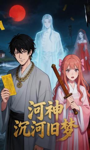 短剧《河神：沉河旧梦》海报