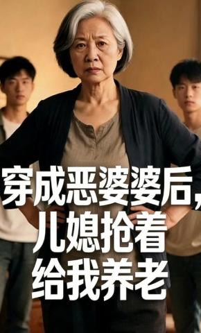 短剧《穿成恶婆婆后，儿媳抢着给我养老》海报
