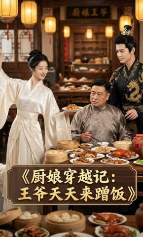 短剧《厨娘穿越记：王爷天天来蹭饭》海报
