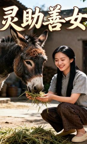 短剧《灵助善女》海报